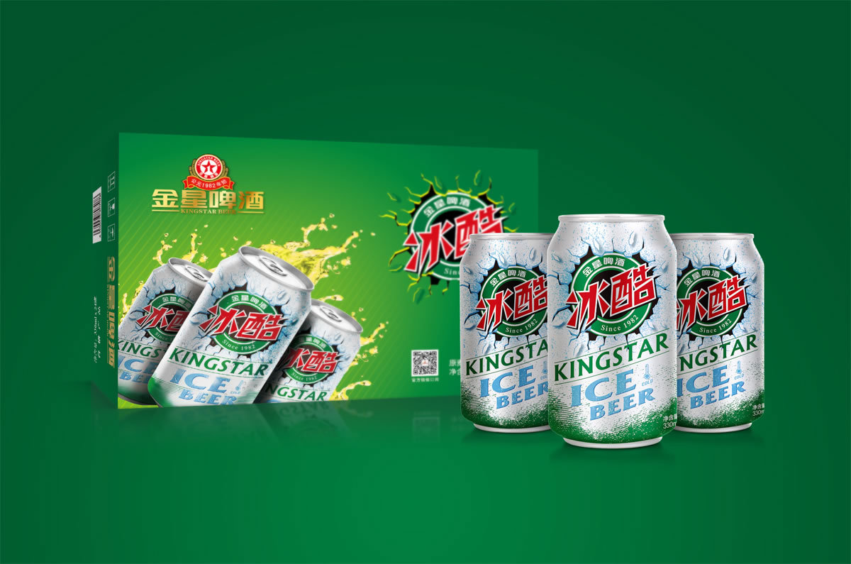 金星啤酒品牌包裝設(shè)計(jì),金星啤酒包裝形象升級(jí)