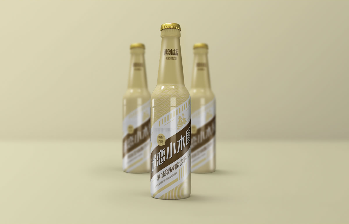 迷戀小木屋品牌包裝設(shè)計(jì),品牌形象設(shè)計(jì),瓶貼設(shè)計(jì)_全力設(shè)計(jì)