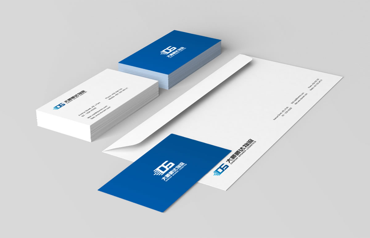 大順物流品牌形象設計，大順物流標志設計，大順物流畫冊設計