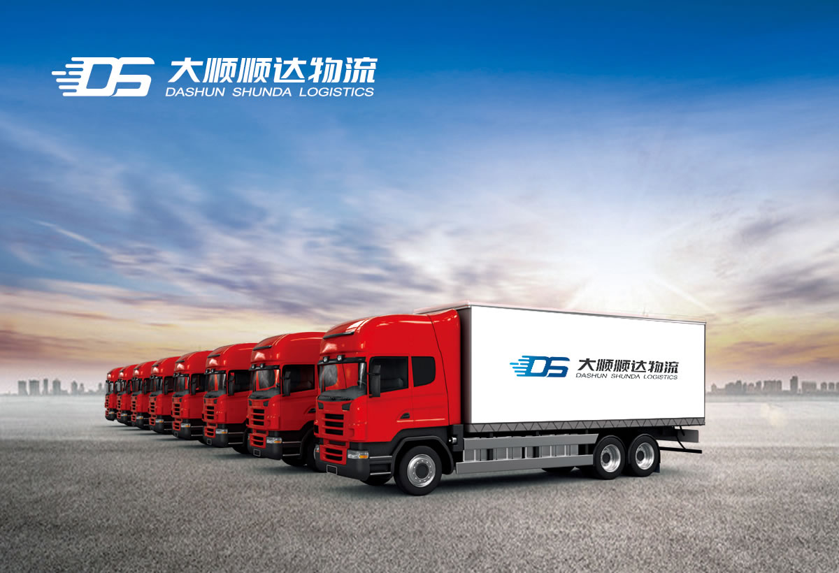 大順物流品牌形象設計，大順物流標志設計，大順物流畫冊設計